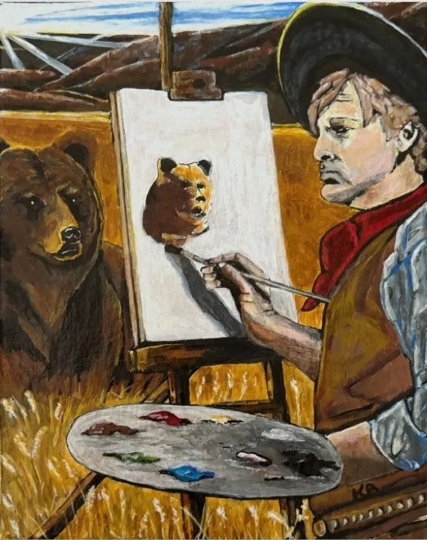 Portrait Painting with Charlie